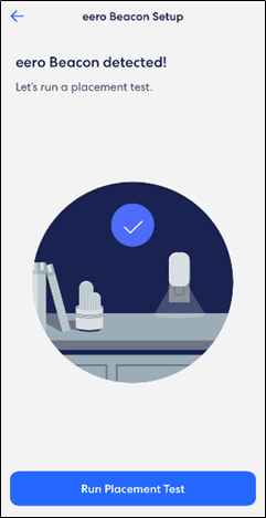 Running an eero Beacon Placement test